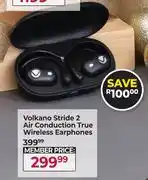 Dis-Chem Volkano Stride 2 Air Conduction True Wireless Earphones offer