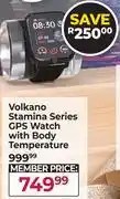 Dis-Chem Volkano Stamina Series GPS Watch With Body Temperature offer