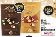 Dis-Chem Lindt Nuxor Chocolate-150gm Each offer