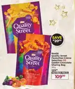 Dis-Chem Nestle Quality Street Favourites Creme Selection Or Golden Chocolate Sharing Bag-281gm offer