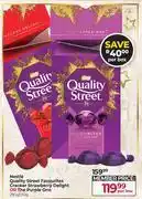 Dis-Chem Nestle Quality Street Favourites Cracker Strawberry Delight Or The Purple One-290gm/252gm Per Box offer