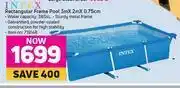 Game Intex Rectangular Frame Pool 3m x 2m x 0.75m offer