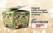 Dis-Chem Magnat Little Moment Hazelnut Filled Pralines-53gm offer