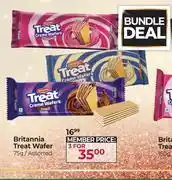 Dis-Chem Britannia Treat Wafer Assorted-For 3 x 75gm offer