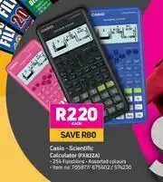 Game Casio Scientific Calculator FX82ZA offer