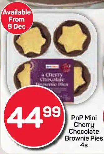Pick n Pay PnP Mini Cherry Chocolate Brownie Pies offer