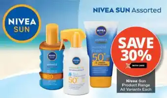 Checkers Nivea Sun Product Range All Variants offer