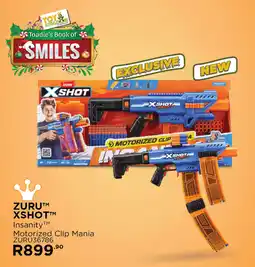 Toy Kingdom Zuru XShot Insanity Motorized Clip Mania offer