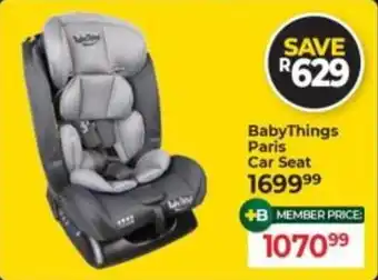 Baby City BabyThings Paris Car Seat offer