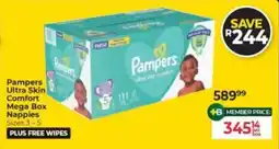 Baby City Pampers Ultra Skin Comfort Mega Box Nappies offer