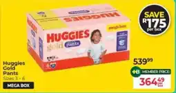 Baby City Huggies Gold Pants offer
