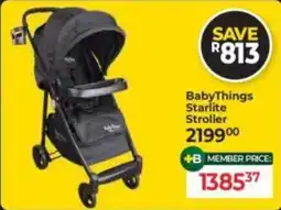 Baby City BabyThings Starlite Stroller offer