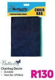 Butterfly Chairbag Denim