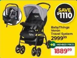 Baby City BabyThings Veron Travel System offer