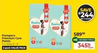 Baby City Pampers Premium Care Pants offer