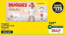 Baby City Huggies Gold Skin Soft Nappies offer