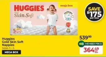 Baby City Huggies Gold Skin Soft Nappies offer