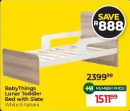 Baby City BabyThings Lunar Toddler Bed with Slate offer