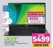 Game Acer Intel Celeron Laptop offer