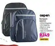 Game Aspen Backpack G00123-Each offer
