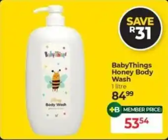 Baby City BabyThings Honey Body Wash offer