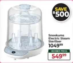 Baby City Snookums Electric Steam Steriliser offer
