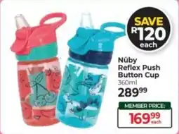 Baby City Nuby Reflex Push Button Cup offer