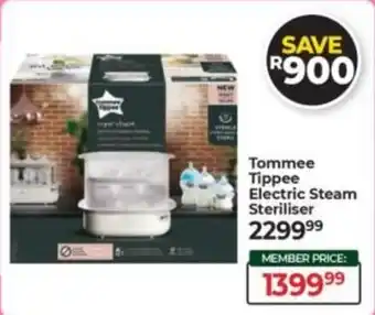 Baby City Tommee Tippee Electric Steam Steriliser offer