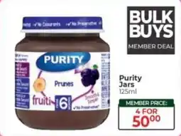 Baby City Purity Jars offer