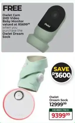 Baby City Owlet Dream Sock offer