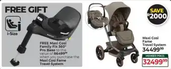 Baby City Maxi Cosi Fame Travel System offer