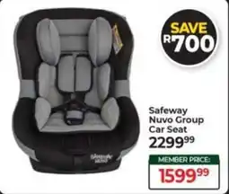 Baby City Safeway Nuvo Group Car Seat offer