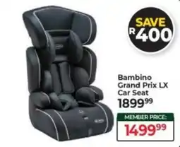 Baby City Bambino Grand Prix LX Car Seat offer