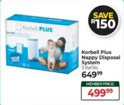Baby City Korbell Plus Nappy Disposal System offer