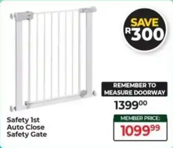 Baby City Safety 1st Auto Close Safety Gate offer