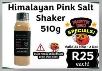 Foodeez Himalayan Pink Salt Shaker offer