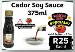 Foodeez Cador Soy Sauce offer