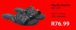 MRP Slip On Sandals offer