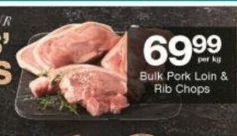 Checkers Bulk Pork Loin & Rib Chops per kg offer