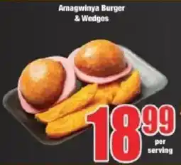 Boxer Amagwinya Burger & Wedges offer