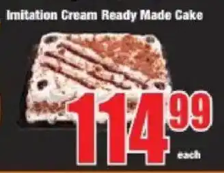 Boxer Imitation Cream Ready Made Cake offer