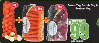 Boxer Onions, Carrots & Beetroot offer