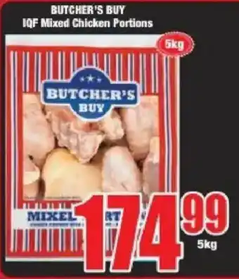 Boxer BUTCHER'S BUY IQF Mixed Chicken Portions offer