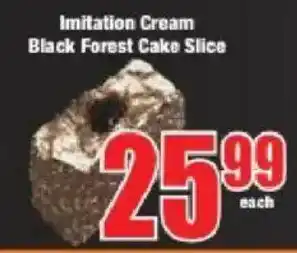 Boxer Imitation Cream Black Forest Cake Slice offer