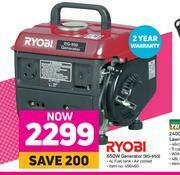 Game Ryobi 650W Generator RG-950 offer