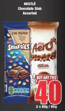 Boxer NESTLÉ Chocolate Slab Assorted offer