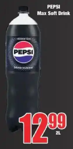 Boxer PEPSI Max Soft Drink offer