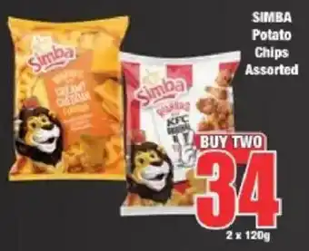 Boxer SIMBA Potato Chips Assorted offer