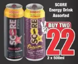 Boxer SCORE Energy Drink Assorted offer