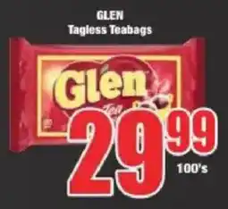 Boxer GLEN Tagless Teabags offer